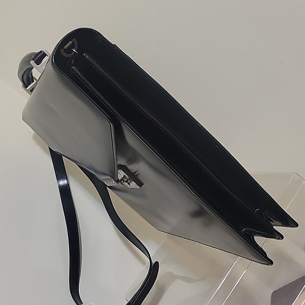 Salvatore Ferragamo Black Leather Briefcase - Picture 6 of 11
